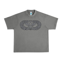 Tornado Air Force Civil Engineer Badge Urban Heavy Tee - SnappyArt