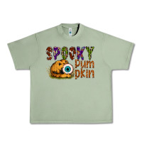 Oil Green spooky pumpkin Urban Heavy Tee - SublimationCraftShop