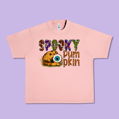 Spooky Pumpkin Urban Heavy Tee Designed By Sublimationcraftshop