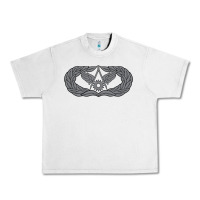 Lunar Rock Air Force Civil Engineer Badge Urban Heavy Tee - SnappyArt