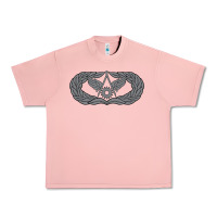 Salmon Air Force Civil Engineer Badge Urban Heavy Tee - SnappyArt
