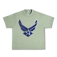 Oil Green US Air Force USAF Urban Heavy Tee - SnappyArt