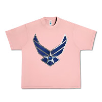 Salmon US Air Force USAF Urban Heavy Tee - SnappyArt