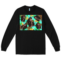 Black Monkey bananas kid's bottle Long Sleeve Tee - Artiststas