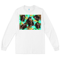 White Monkey bananas kid's bottle Long Sleeve Tee - Artiststas