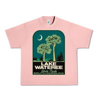Salmon Trending Lake Wateree State Park Sc Vintage Travel Urban Heavy Tee - SnappyArt