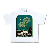 White Trending Lake Wateree State Park Sc Vintage Travel Urban Heavy Tee - SnappyArt