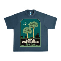 Midnight Navy Trending Lake Wateree State Park Sc Vintage Travel Urban Heavy Tee - SnappyArt