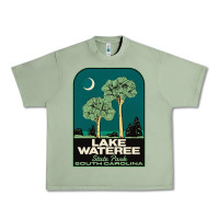 Oil Green Trending Lake Wateree State Park Sc Vintage Travel Urban Heavy Tee - SnappyArt