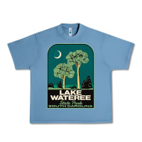 Pebble Blue Trending Lake Wateree State Park Sc Vintage Travel Urban Heavy Tee - SnappyArt