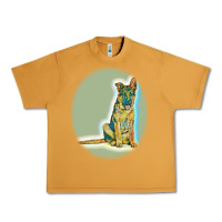 Peanut Butter German Shepherd isolated on whot. Urban Heavy Tee - SnappyArt