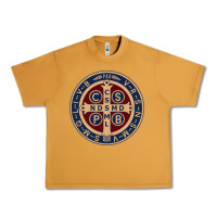 Peanut Butter Saint Benedict Medal 1 Urban Heavy Tee - SnappyArt