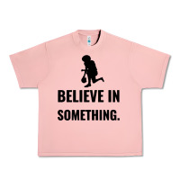 Salmon Colin Kaepernick Believe In Something Urban Heavy Tee - SnappyArt