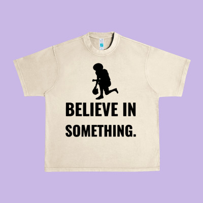 Colin Kaepernick Believe In Something Urban Heavy Tee Designed By Snappyart