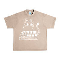 French Oak The KIFFNESS X ALUGALUG white cat Classic Urban Heavy Tee - SnappyArt