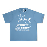 Pebble Blue The KIFFNESS X ALUGALUG white cat Classic Urban Heavy Tee - SnappyArt