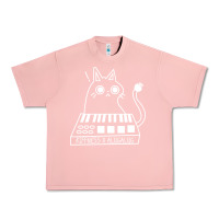 Salmon The KIFFNESS X ALUGALUG white cat Classic Urban Heavy Tee - SnappyArt