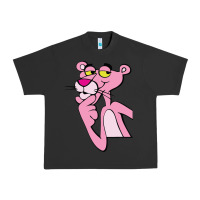 Pigment Black pink panther Urban Heavy Tee - SnappyArt