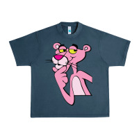 Midnight Navy pink panther Urban Heavy Tee - SnappyArt