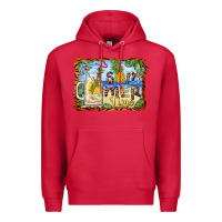 Cardinal summer time pineapple and  beach Premium Hoodie - BarkalooDesign