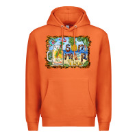 Carrot summer time pineapple and  beach Premium Hoodie - BarkalooDesign