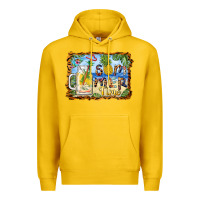 Lemon summer time pineapple and  beach Premium Hoodie - BarkalooDesign