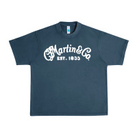 Midnight Navy martin est 1983 Urban Heavy Tee - SnappyArt