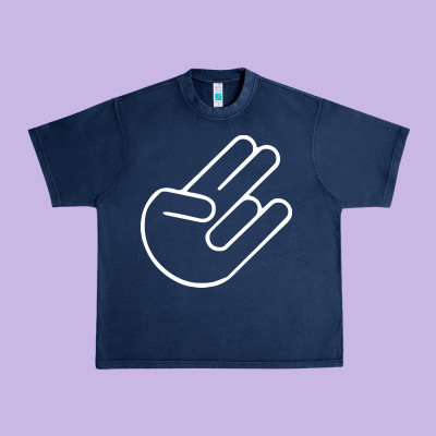 Shocker Hand Urban Heavy Tee Designed By Snappyart