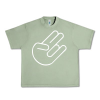 Oil Green shocker hand Urban Heavy Tee - SnappyArt