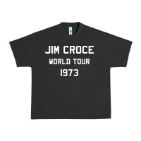 Pigment Black Jim Croce World Tour 1973 Urban Heavy Tee - SnappyArt