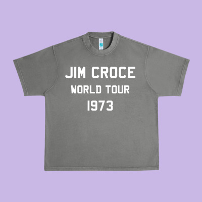 Jim Croce World Tour 1973 Urban Heavy Tee Designed By Snappyart