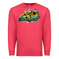 Cardinal Kentucky map sunflower cactus serape Premium Sweatshirt - RanaPortraitStore