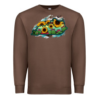 Chestnut Kentucky map sunflower cactus serape Premium Sweatshirt - RanaPortraitStore