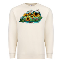 Sandshell Kentucky map sunflower cactus serape Premium Sweatshirt - RanaPortraitStore