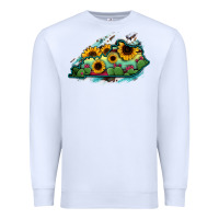 White Kentucky map sunflower cactus serape Premium Sweatshirt - RanaPortraitStore