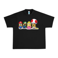 Black Super Minion Bros Urban Heavy Tee - FloraArt