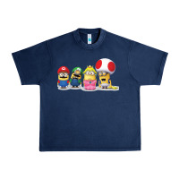 Navy Super Minion Bros Urban Heavy Tee - FloraArt