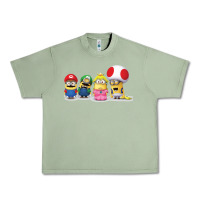 Oil Green Super Minion Bros Urban Heavy Tee - FloraArt