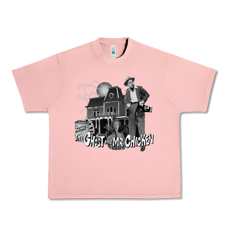 The Ghost And Mr Chicken Green Urban Heavy Tee by FloraArt | Teevron
