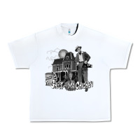White the ghost and mr chicken green Urban Heavy Tee - FloraArt