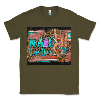 Army Green nail hustler tumbler Classic Tee - BarkalooDesign
