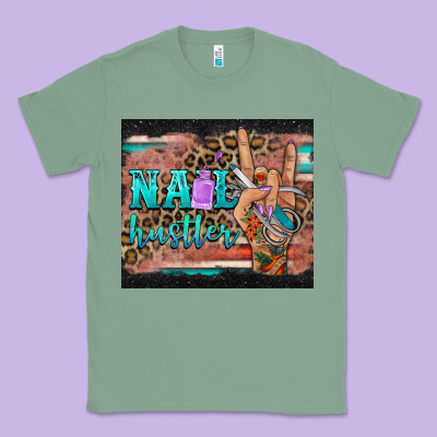 Nail Hustler Tumbler Classic Tee Designed By Barkaloodesign