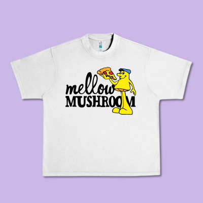 Mellow Mushroom Restaurant Urban Heavy Tee Designed By Floraart