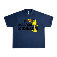 Navy mellow mushroom restaurant Urban Heavy Tee - FloraArt