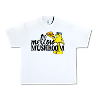 White mellow mushroom restaurant Urban Heavy Tee - FloraArt
