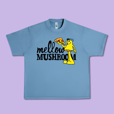 Mellow Mushroom Restaurant Urban Heavy Tee Designed By Floraart