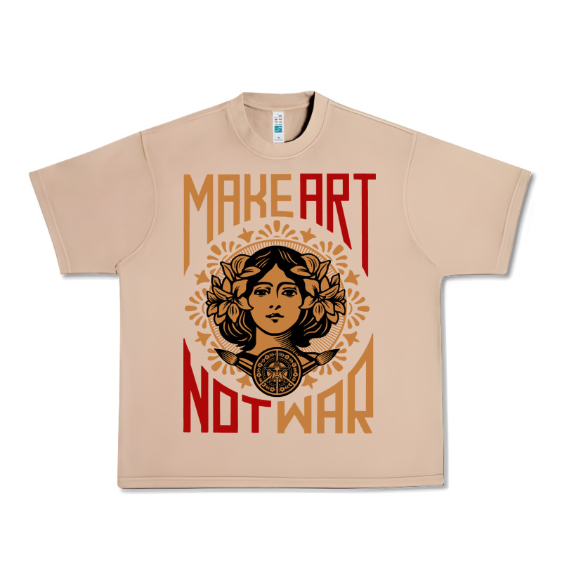 Make Art Not War Symbol Urban Heavy Tee by FloraArt | Teevron