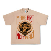 Burro make art not war symbol Urban Heavy Tee - FloraArt