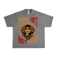 Tornado make art not war symbol Urban Heavy Tee - FloraArt