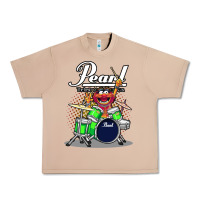 Burro ANIMAL DRUMMER PEARL DRUMS Urban Heavy Tee - FloraArt
